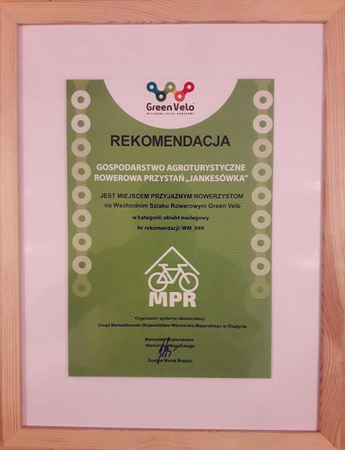 Gospodarstwo Agroturystyczne Rowerowa Przystan "Jankesowka" Lidzbark Warminski Bagian luar foto